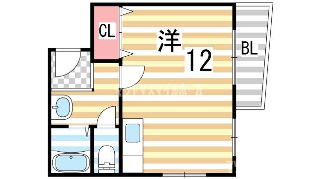 OKハイツ3号館（301） 間取り図画像