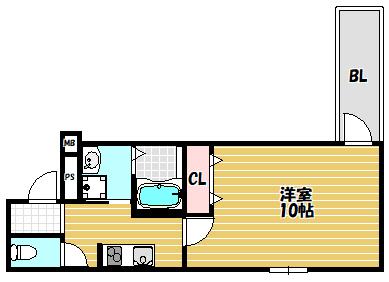 フジパレス鴻池新田Ⅲ番館（302） 間取り図画像