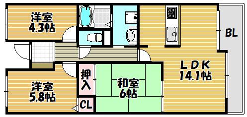 間取図(平面図)