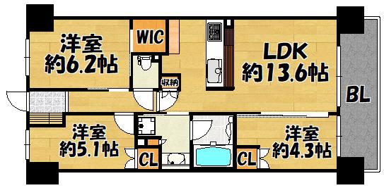 間取図(平面図)