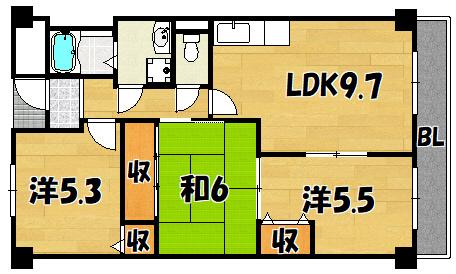 間取図(平面図)