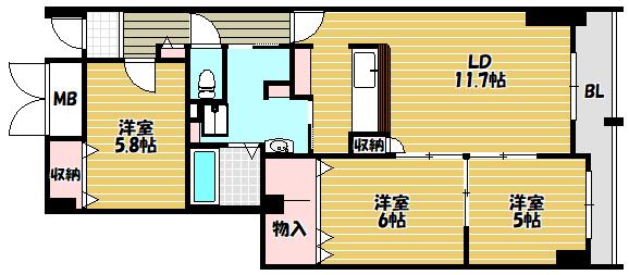 間取図(平面図)