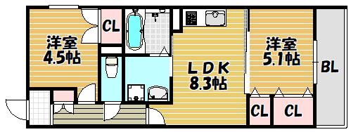 間取図(平面図)