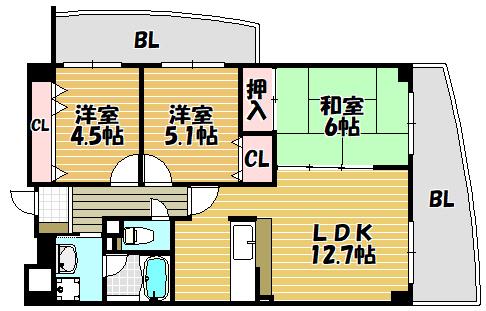 間取図(平面図)