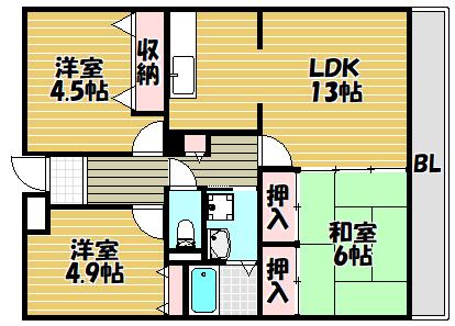 間取図(平面図)