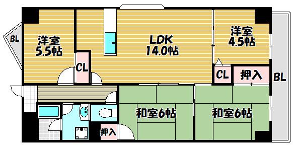 間取図(平面図)