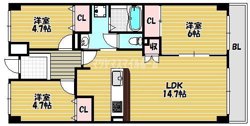 間取図(平面図)