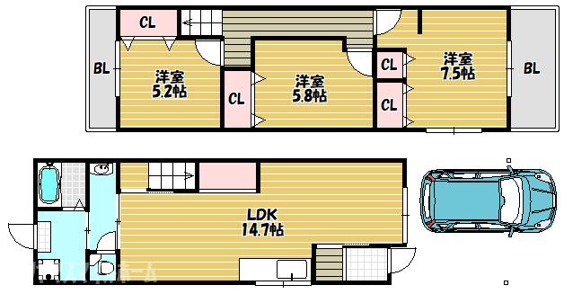 間取図(平面図)