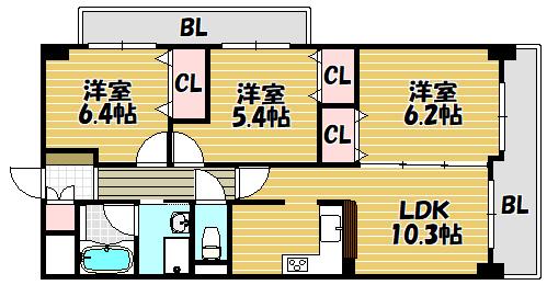 間取図(平面図)
