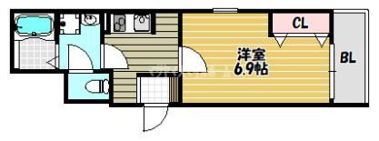 F+style東大阪本庄2号館（104） 間取り図画像