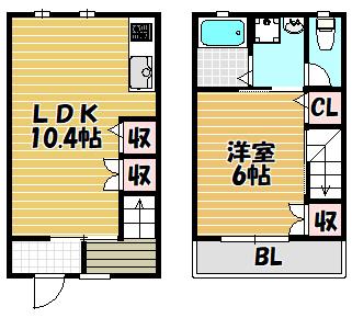 大東市新町事務所 間取り図画像