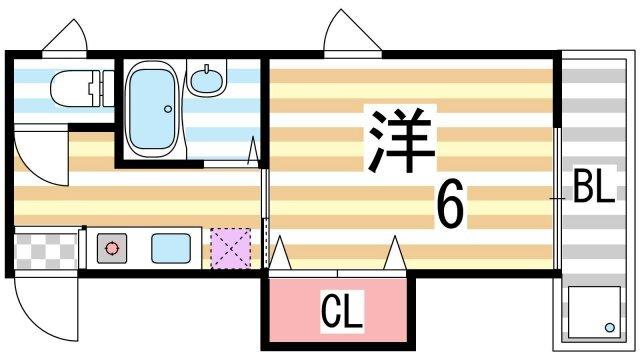 シャトー・ラフィット（401） 間取り図画像