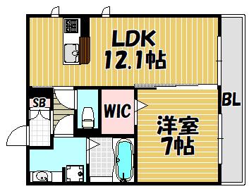 リアン・セジュール（101） 間取り図画像