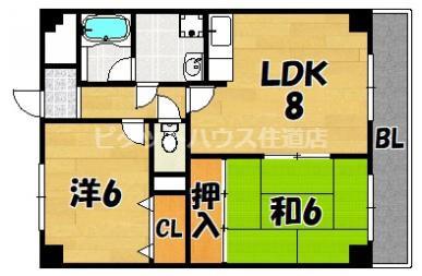 ファミーユ2（303） 間取り図画像