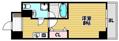 プラディオ徳庵セレニテ（303） 間取り図画像