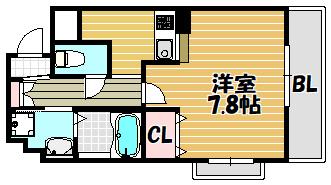 カーサエスパシオ（801） 間取り図画像