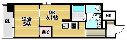 GARDENIA鶴見（504） 間取り図画像