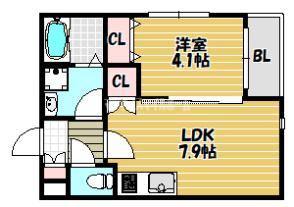 REVITA野崎（305） 間取り図画像