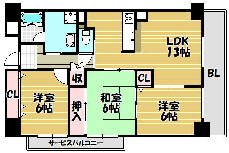 WILL21（701） 間取り図画像