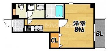 ゼファー東大阪（205） 間取り図画像