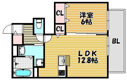 ボヌール・アクル（103） 間取り図画像