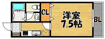 サンフィエルト吉田（405） 間取り図画像