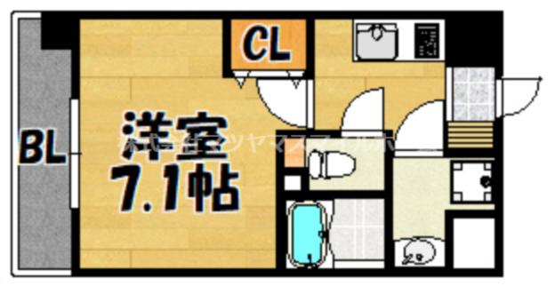レークス大阪城イースト（205） 間取り図画像