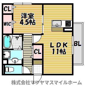ノアールコート（201） 間取り図画像