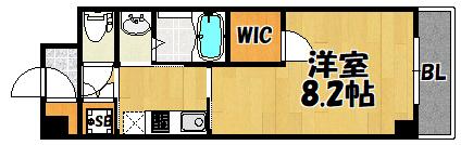 LUCE（202） 間取り図画像