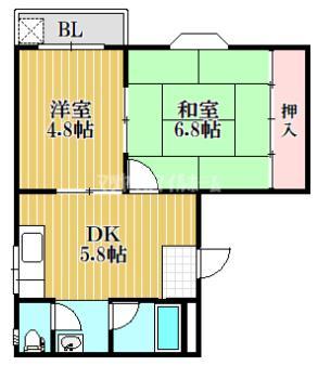 メゾンシェレナ（201） 間取り図画像