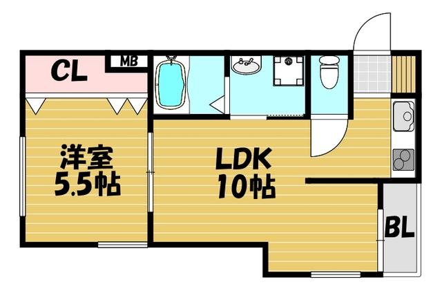 ロータス四条畷（304） 間取り図画像