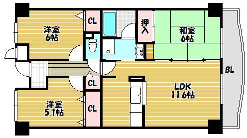 グランドソーワ今福鶴見（606） 間取り図画像
