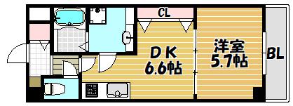 ルミエール・フジ（307） 間取り図画像