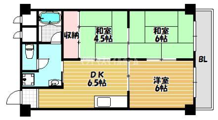リアライズ住道南（207） 間取り図画像