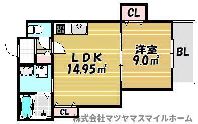 GMヒルズ今津北A棟（304） 間取り図画像