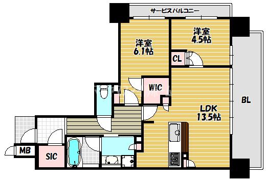 ファインレジデンス住道駅前（520） 間取り図画像