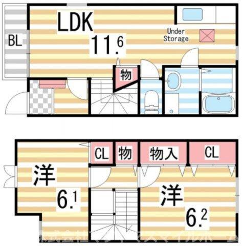 エクセルハイム（205） 間取り図画像