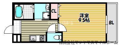 フジパレス忍ケ丘Ⅰ番館（201） 間取り図画像