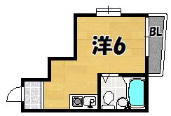 コンフォート住道（301） 間取り図画像