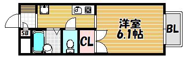 スカイホープス（110） 間取り図画像