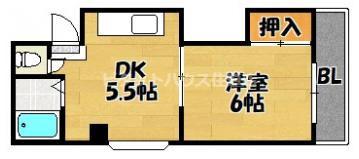 ハイツことぶき2番館（203） 間取り図画像