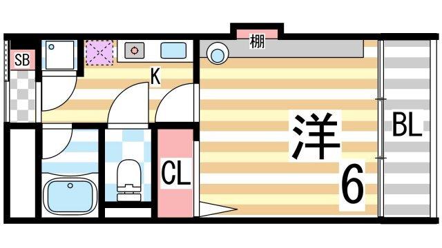 ケイ・キュービック（701） 間取り図画像