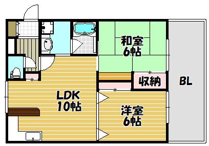 サントリーノ迎賓館（305） 間取り図画像