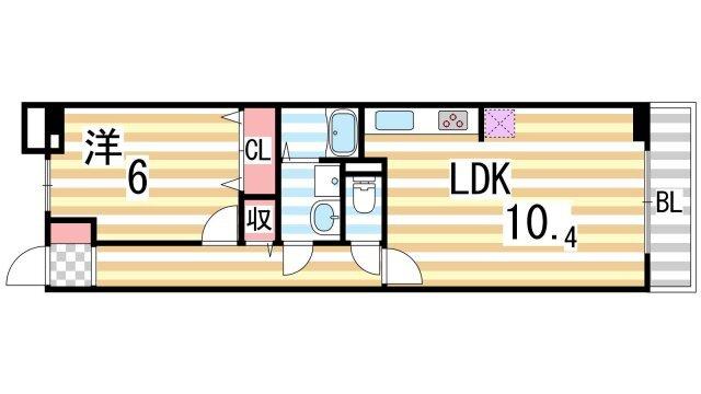 メゾン・ド・リズ（203） 間取り図画像