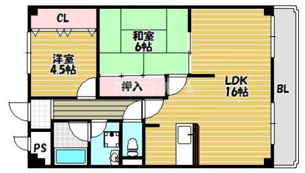 グランドールK（605） 間取り図画像