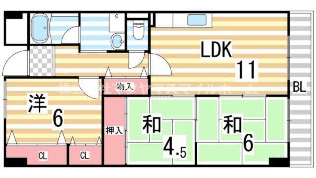 ガーデンスクエア（202） 間取り図画像