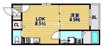 F asecia Rumina（304） 間取り図画像