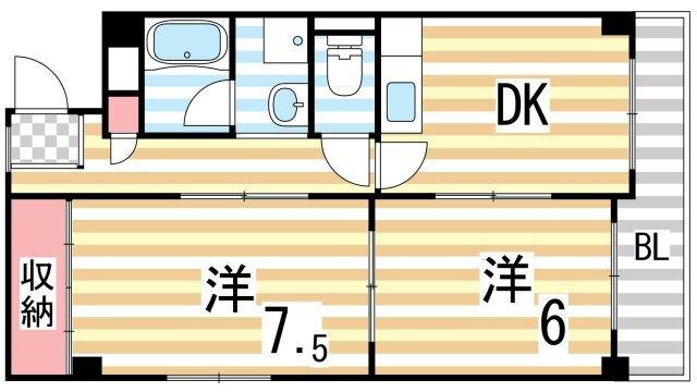 メゾン三島（303） 間取り図画像