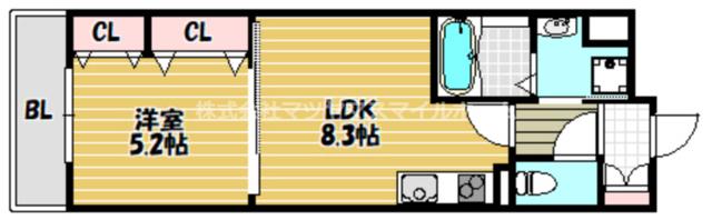 ラモーナ諸福Ⅲ（304） 間取り図画像