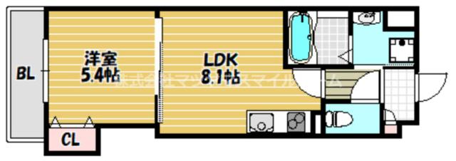 ラモーナ諸福Ⅲ（303） 間取り図画像